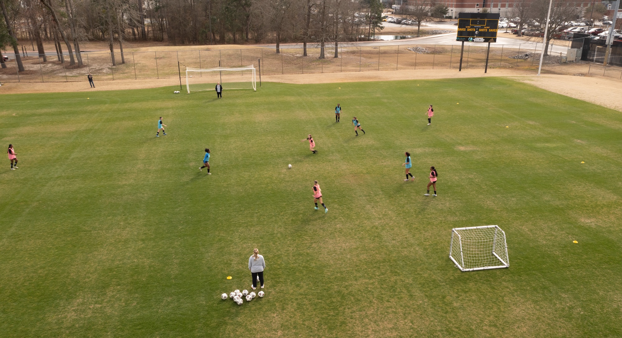 LREMC Soccer Field girls practice