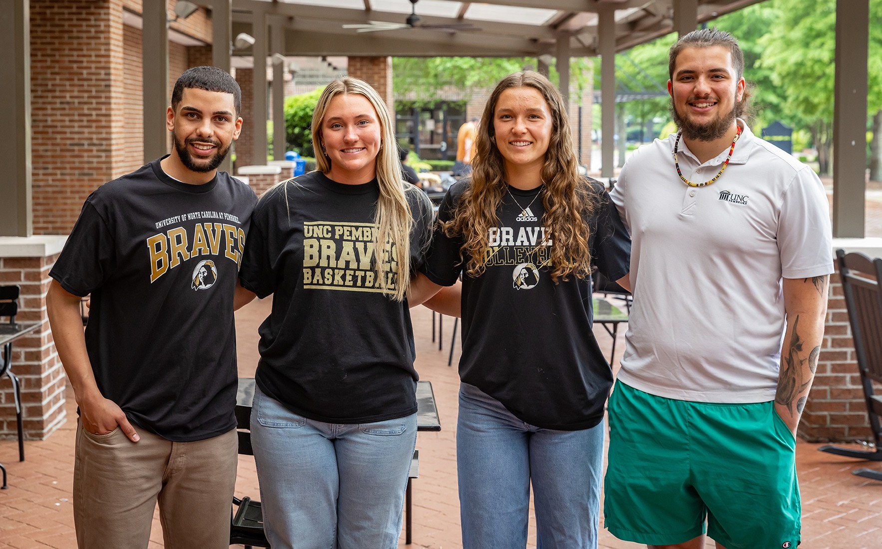 A group of UNCP students