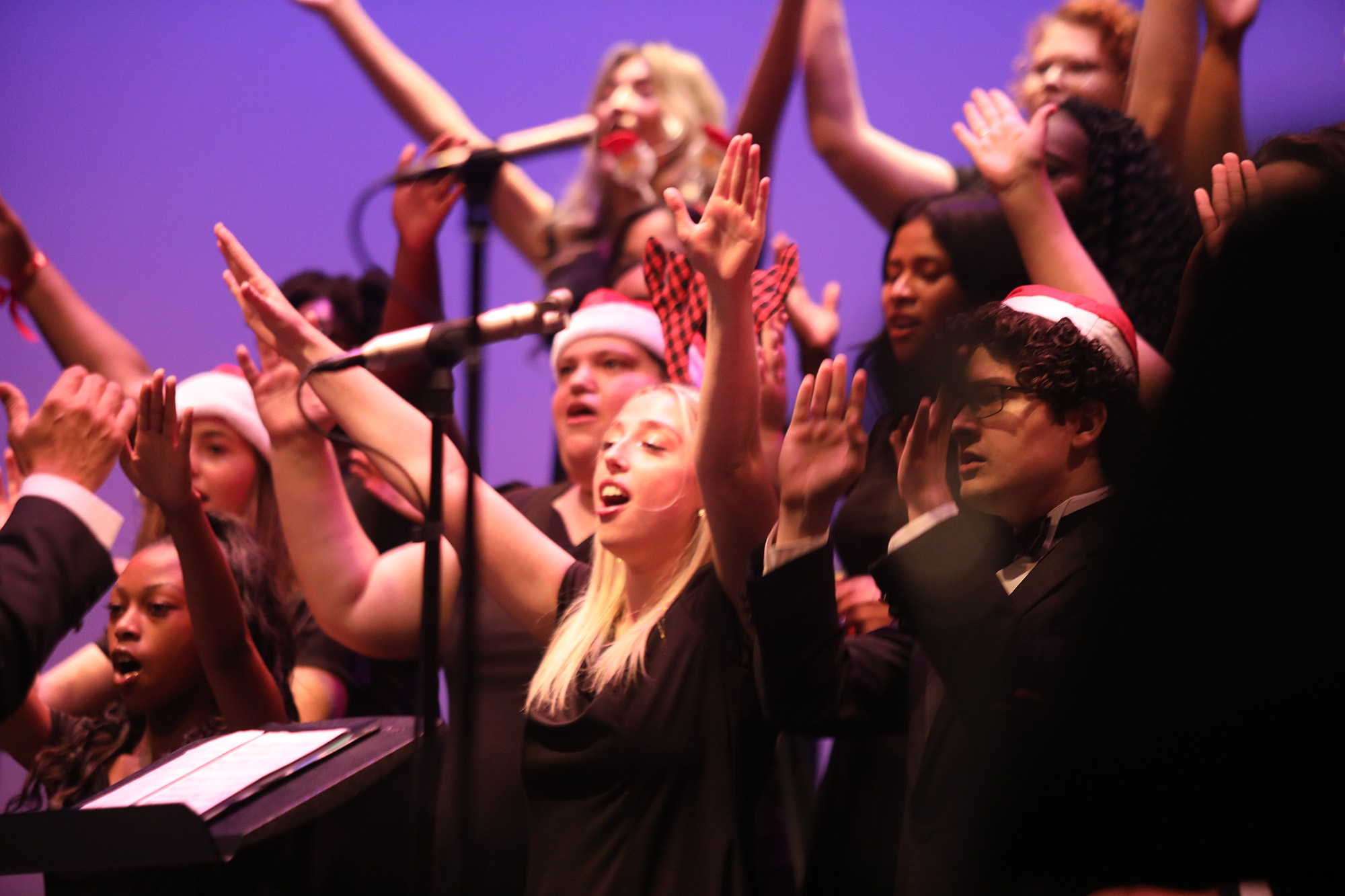 UNCP Music students perform during the Holiday Extravaganza.