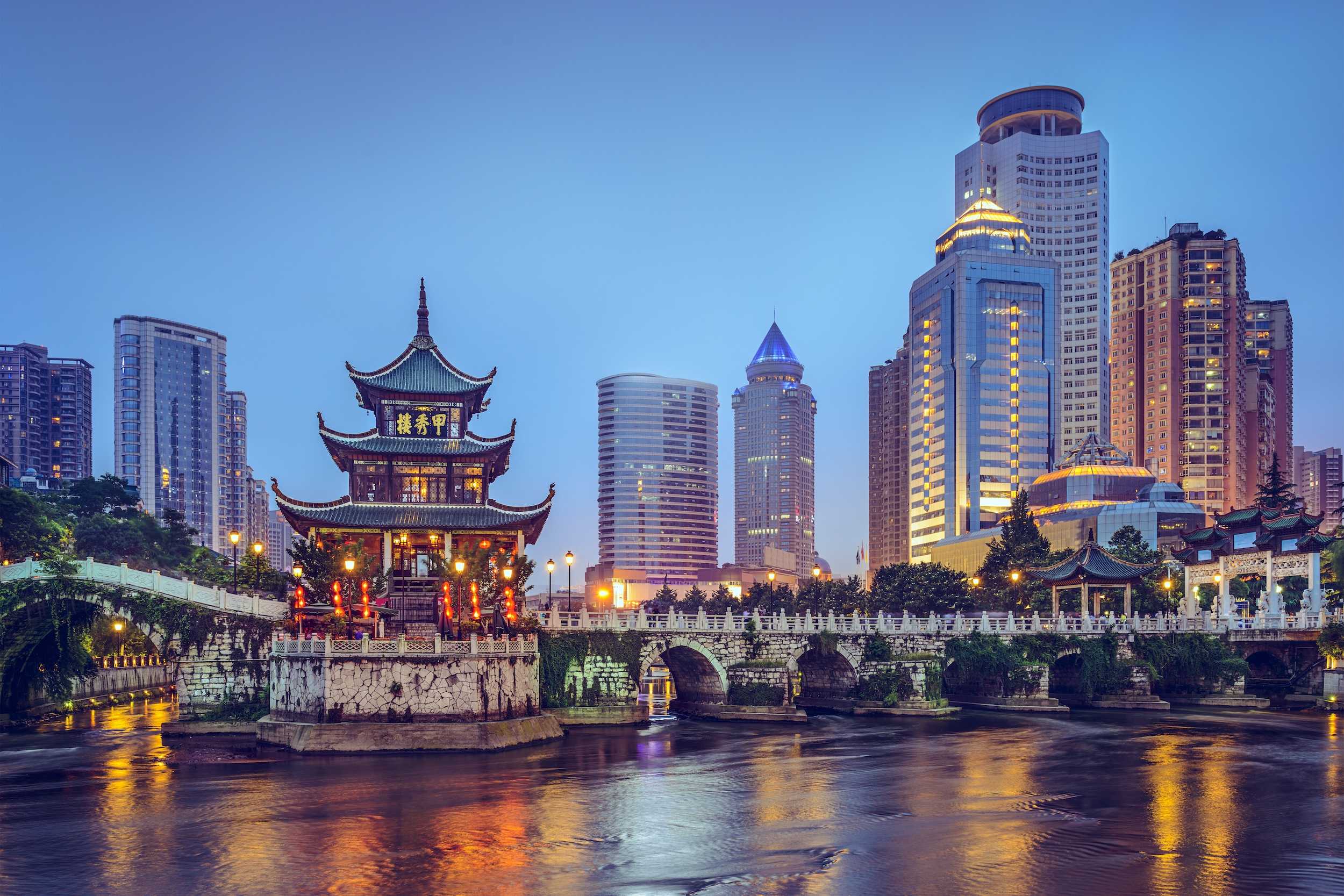 China in the city