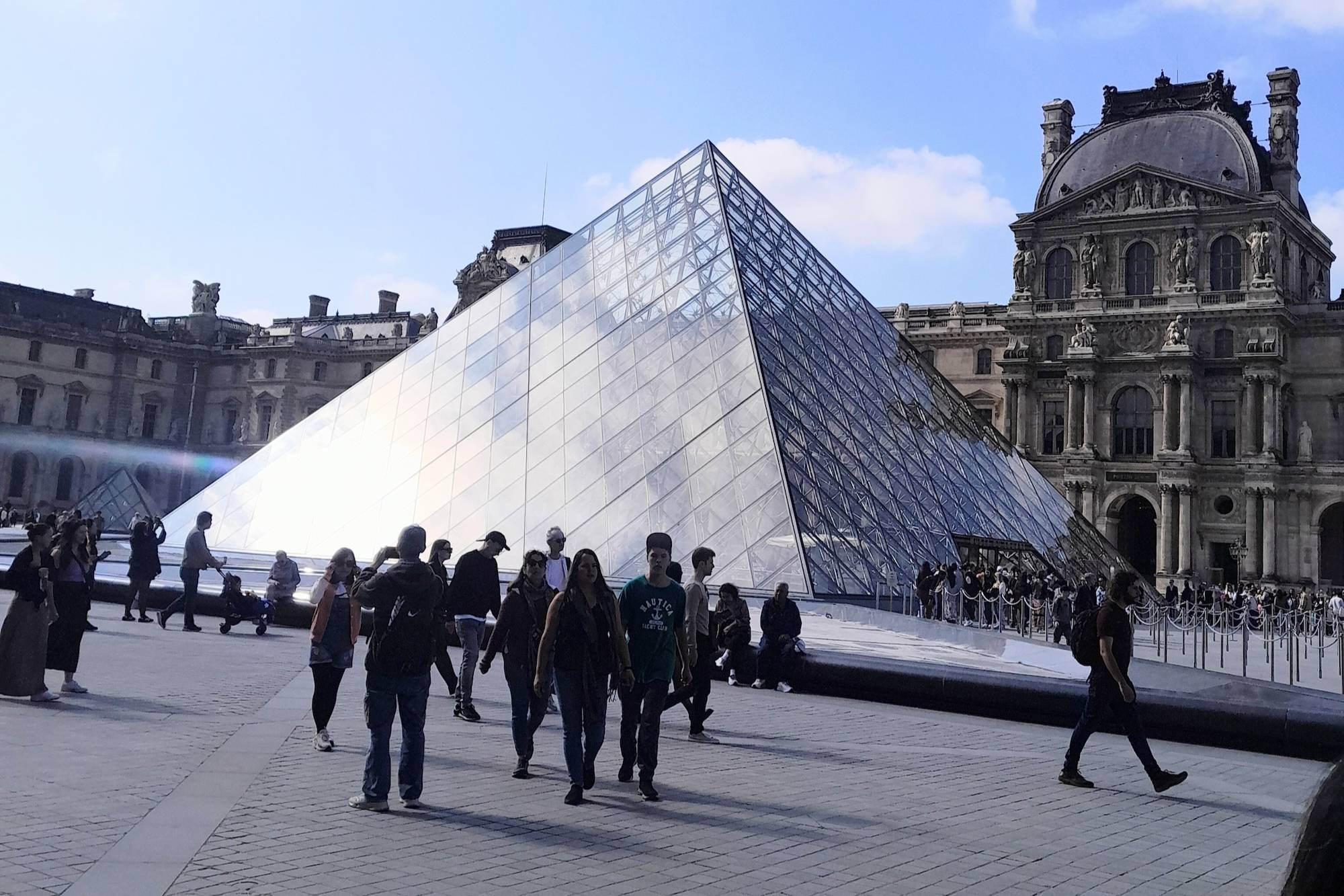 UNCP student photo of the louvre in france