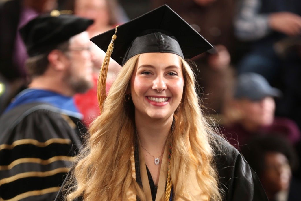 Lindsay Branch, a Brody scholar, is continuing her academic career at ECU's Brody School of Medicine