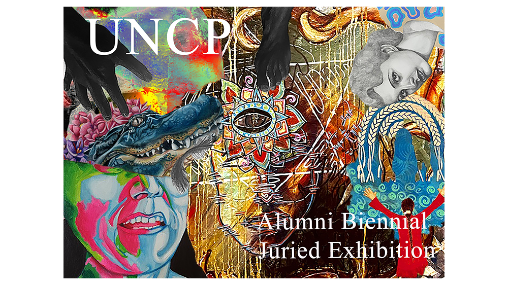 2025 UNCP Art Alumni Biennial Juried Exhibition Poster