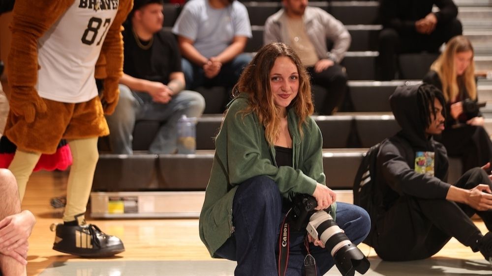 UNCP journalism student and athlete Michela 