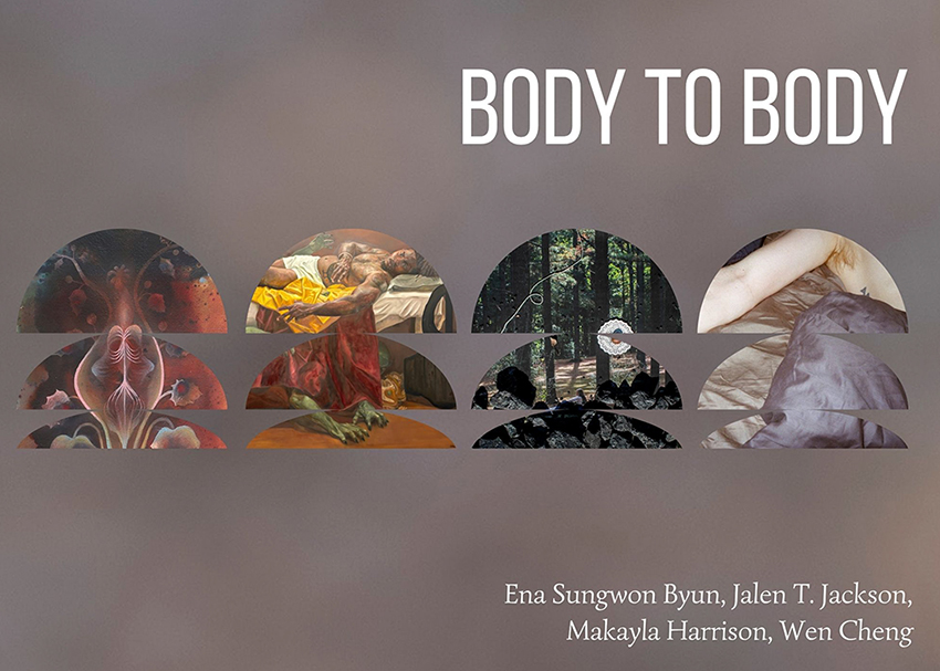 Poster for the Body to Body Art Exhibition