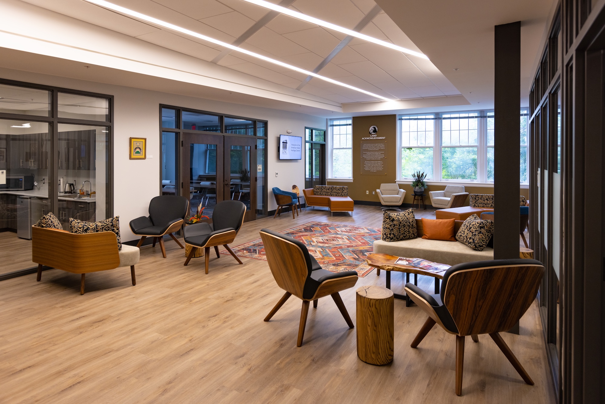 UNCP American Indian Heritage Center lobby