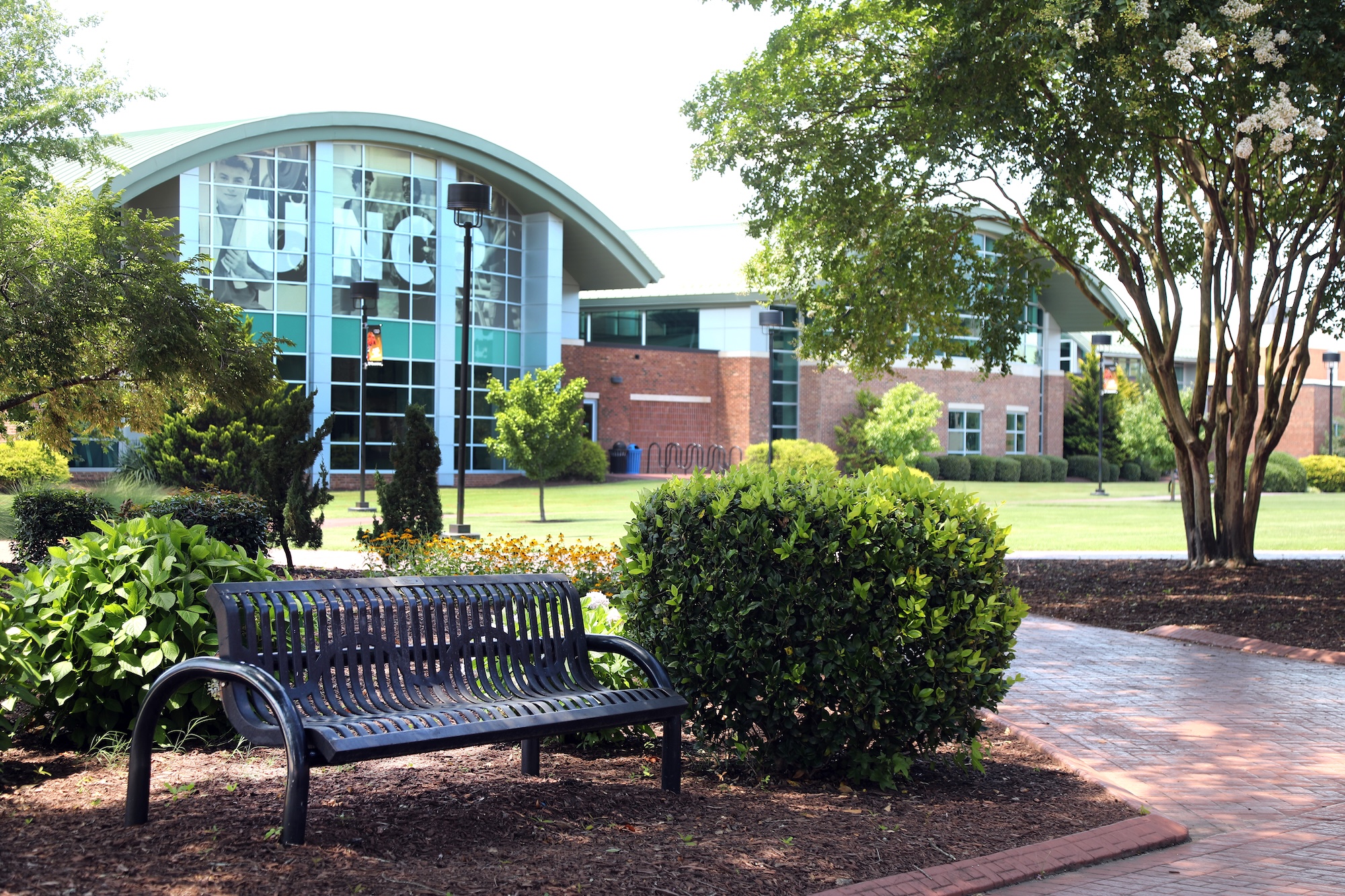 Outside of Jones Center