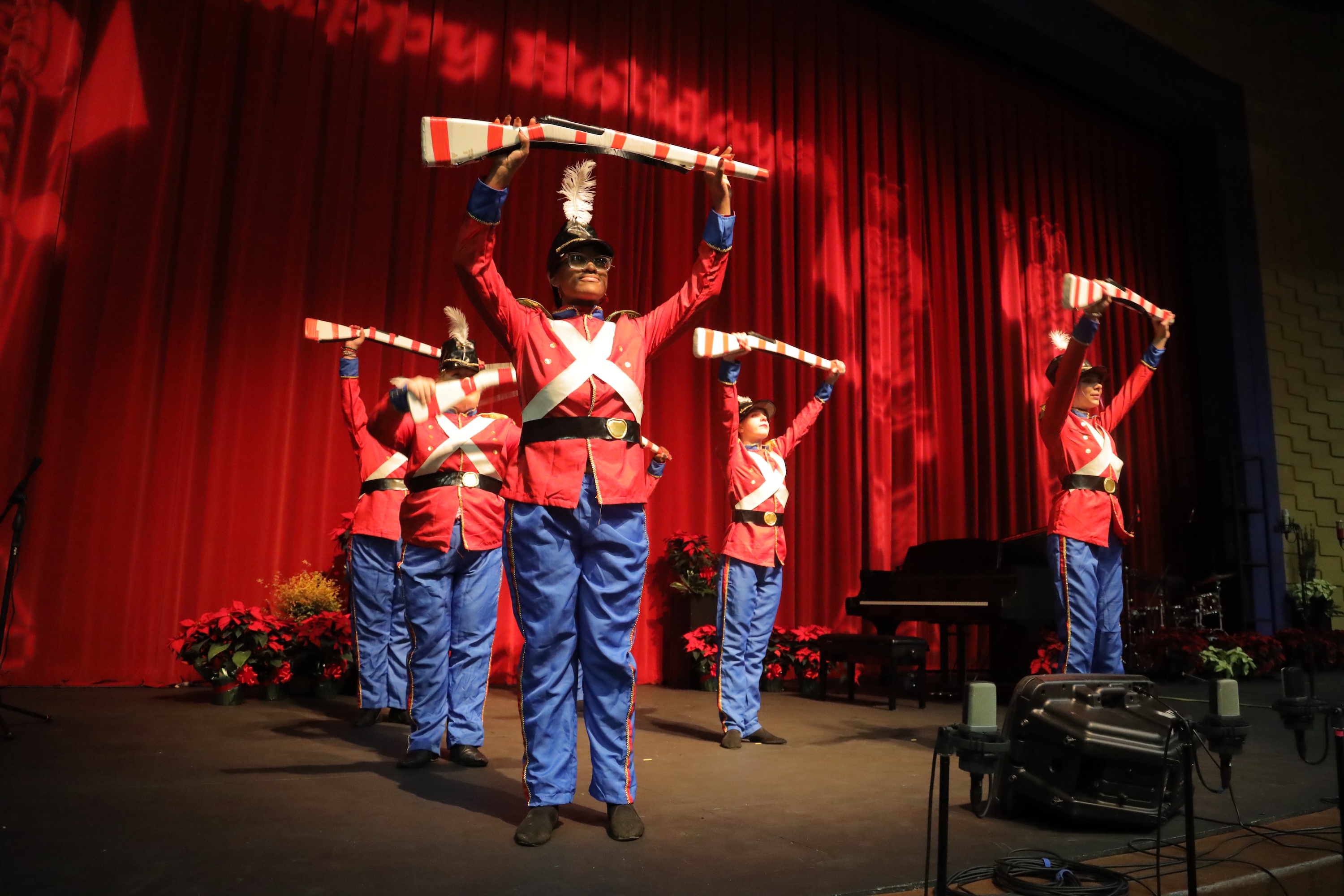 Colorguard UNC Pembroke Holiday Extravaganza