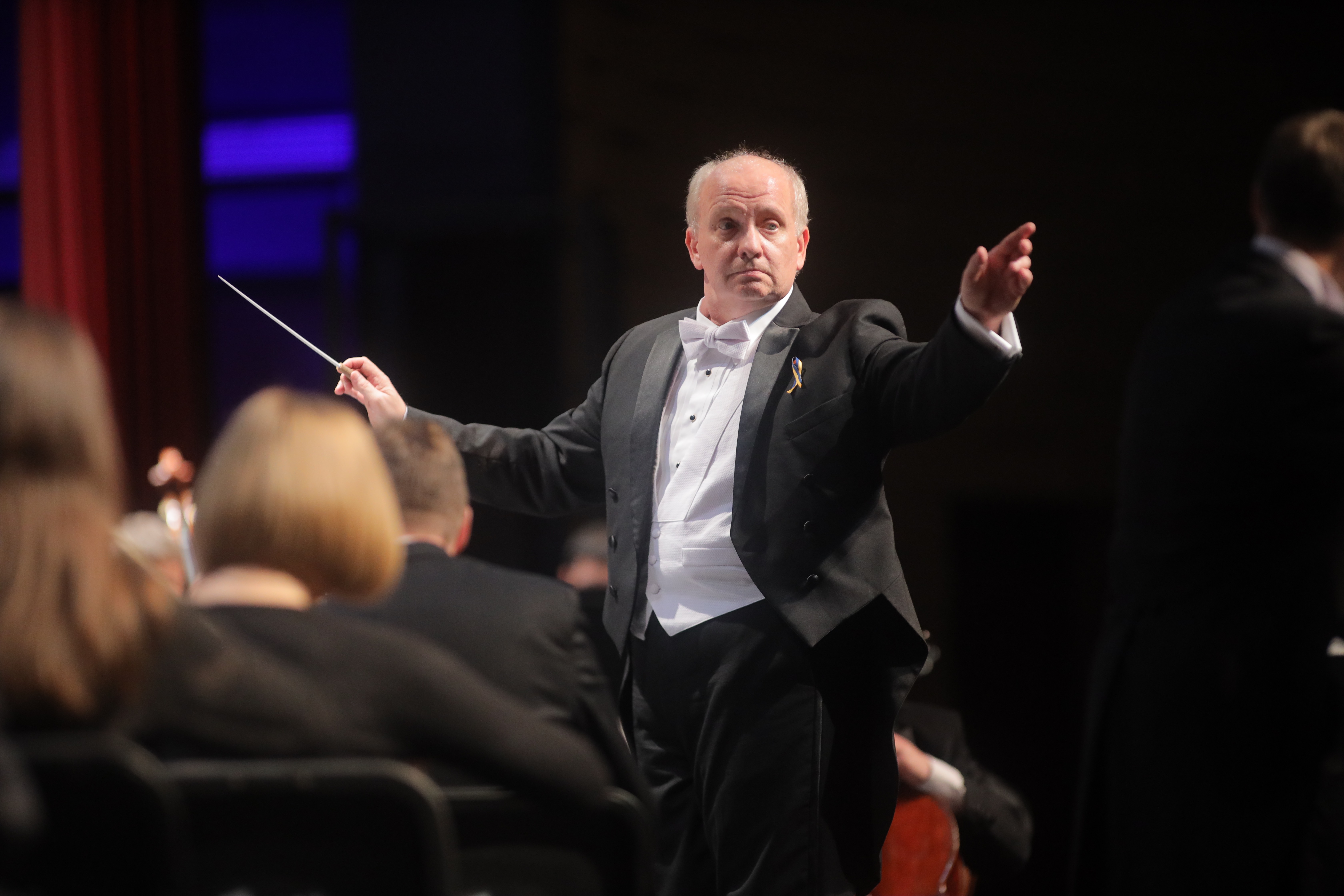 The conductor of the Nationa Philharmonic Orchestra of Ukraine performs at GPAC