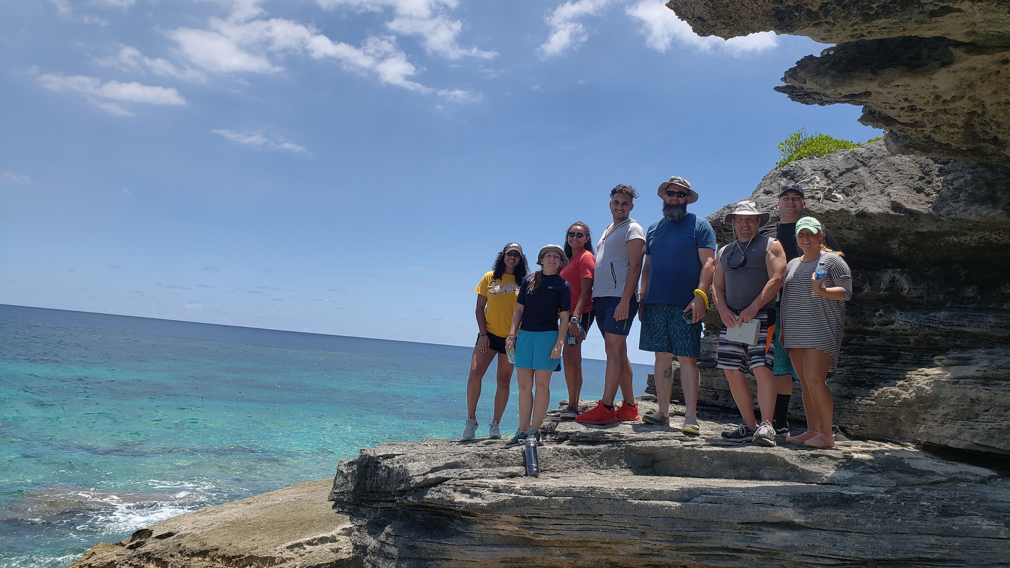 Marine Biology students UNCP study abroad