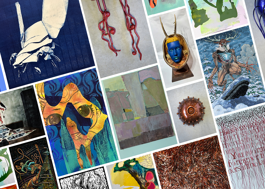 Poster for the 2026 UNCP Art Department Faculty & Staff Exhibition
