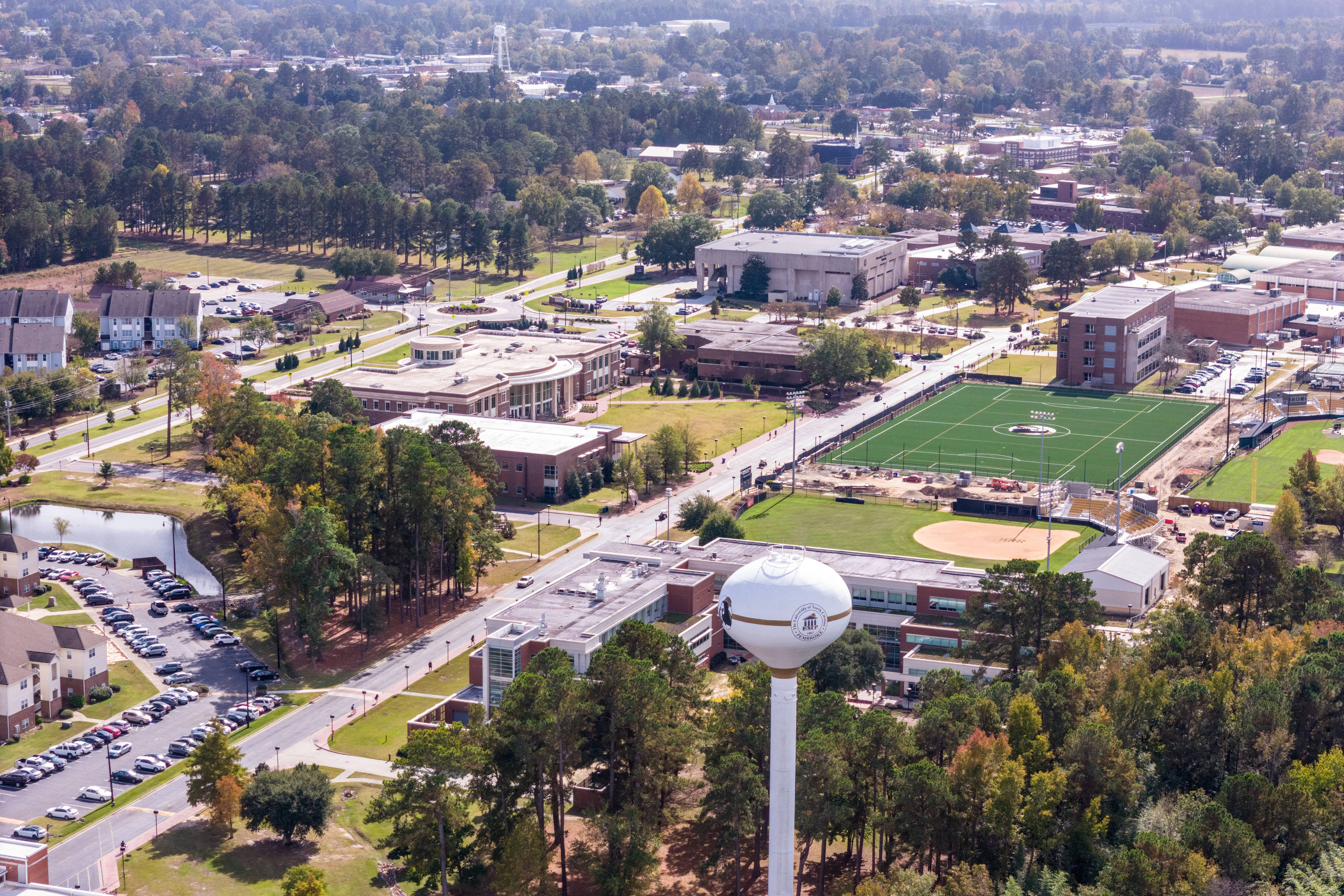 view of campus