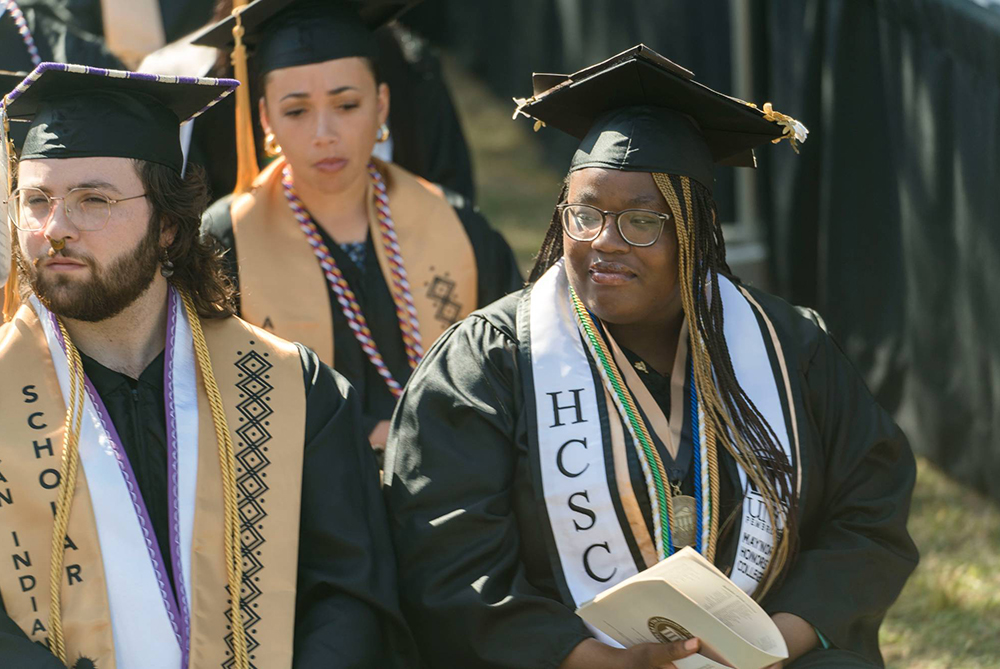 UNCP Graduates at commencement