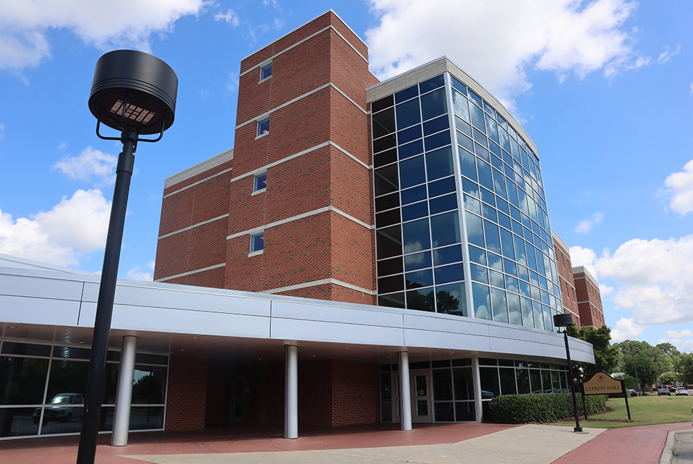 Exterior of Cypress Hall