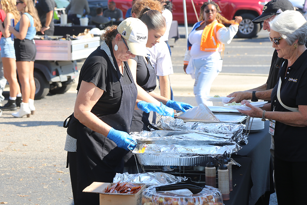 Tailgaters at UNCP homecoming