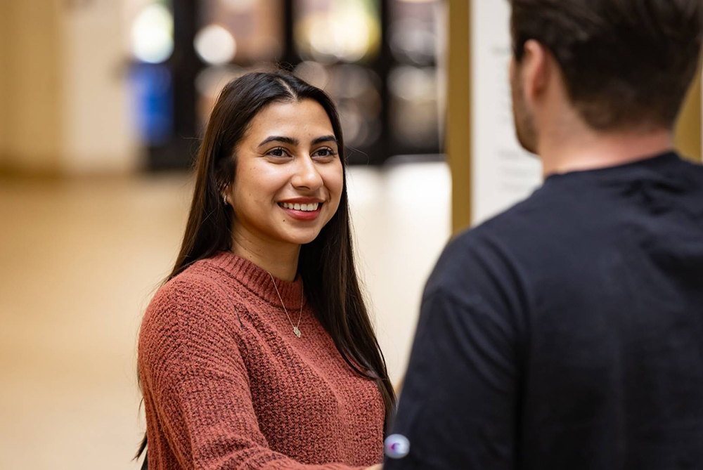 female student smiling for a picture
