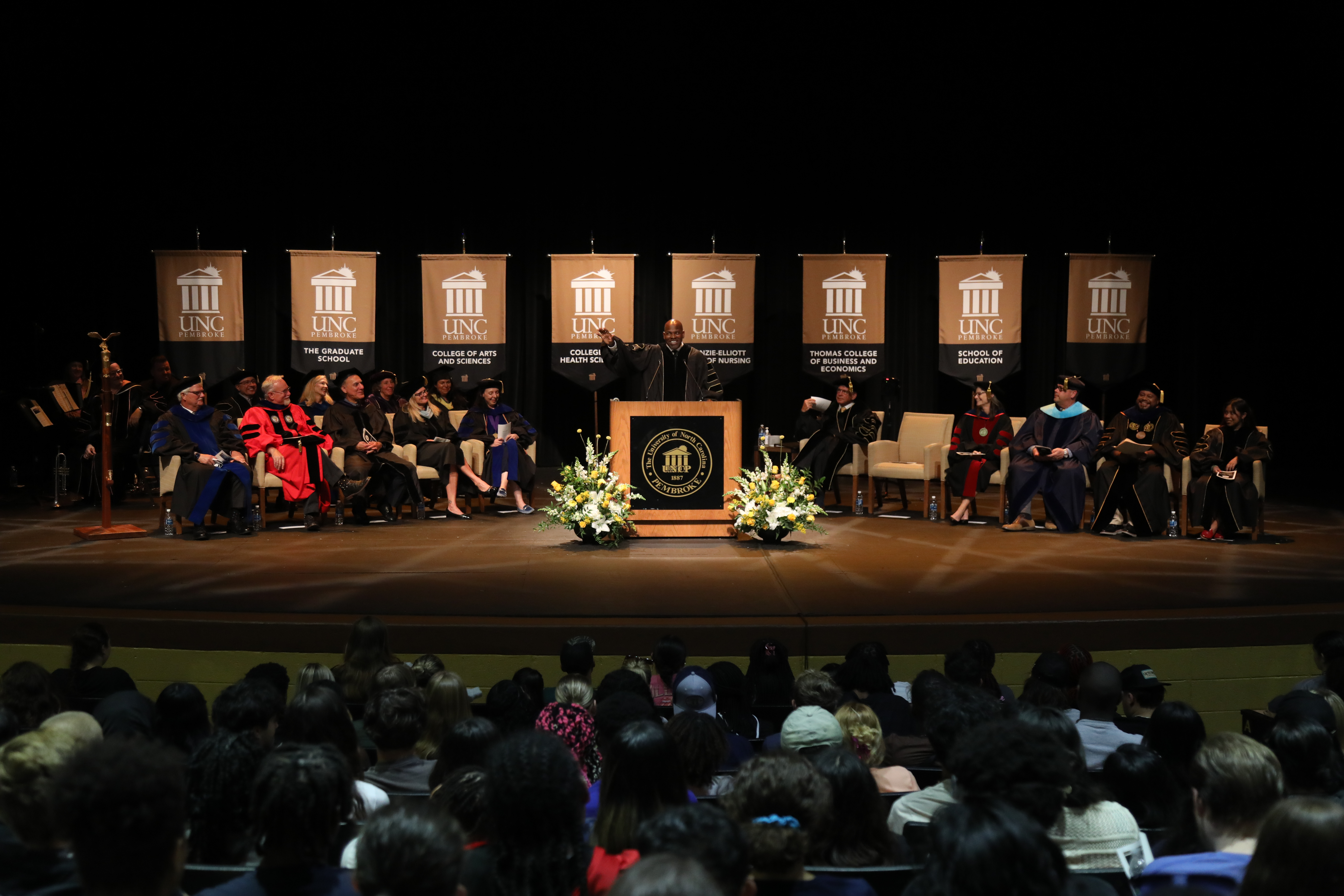 UNCP students at Convocation