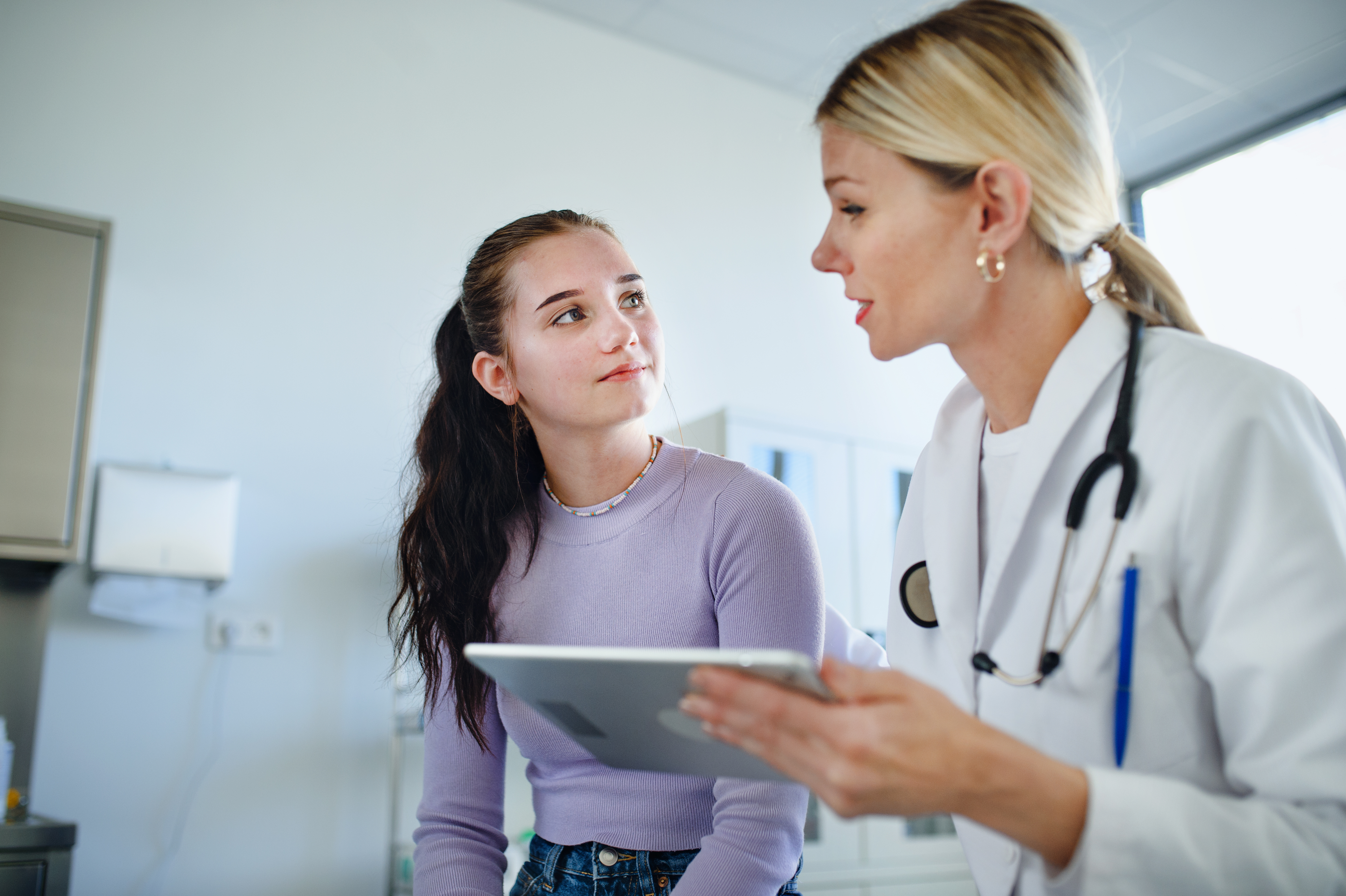 Health provider with student
