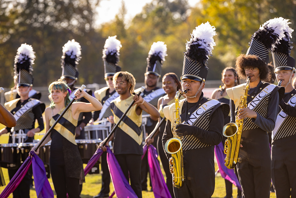 UNC Pembroke marching band