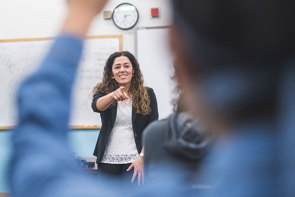 Native American teacher