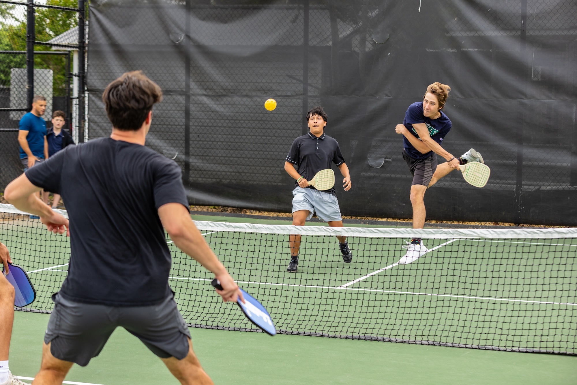 UNCP Students playing pickleball