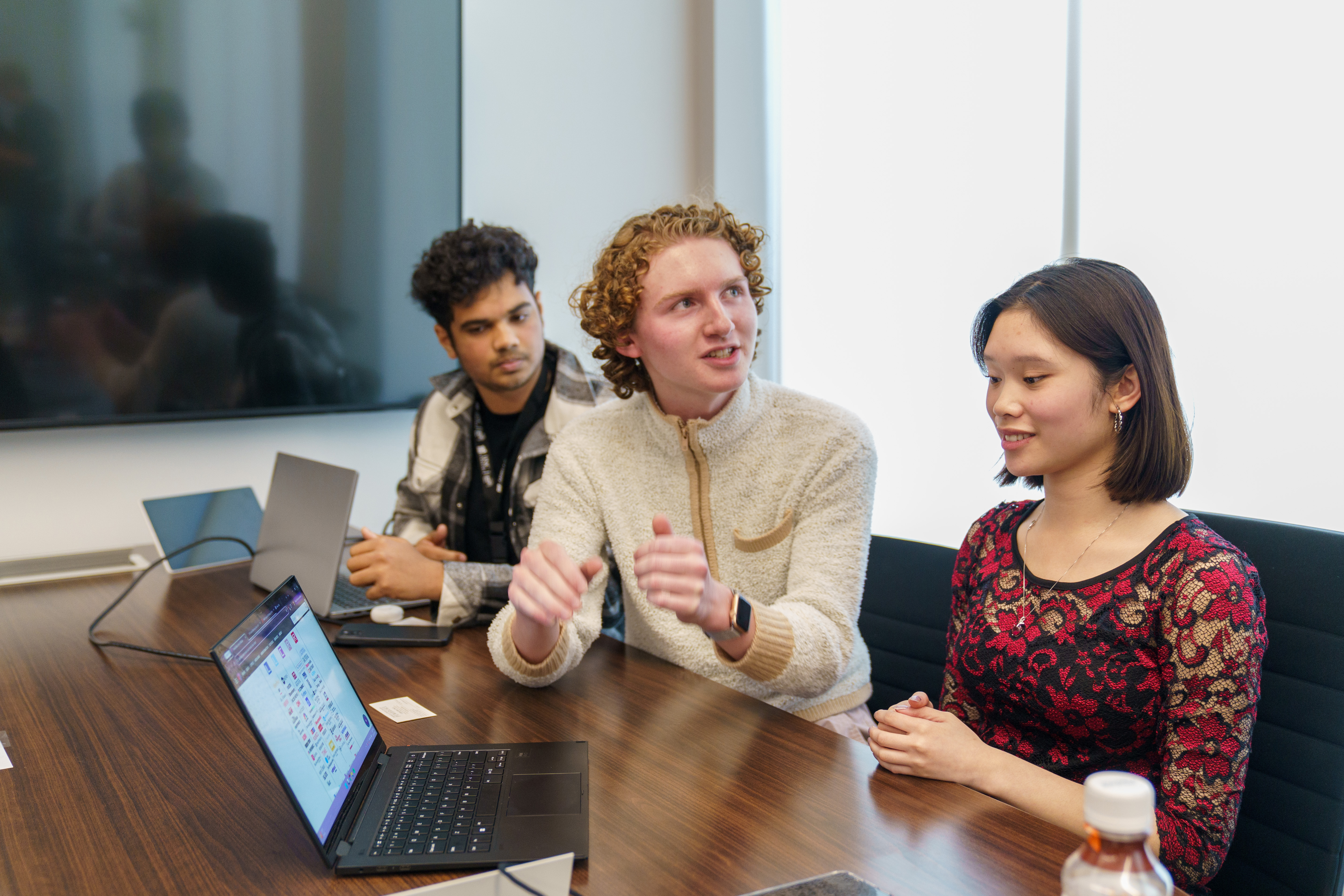 students at computer