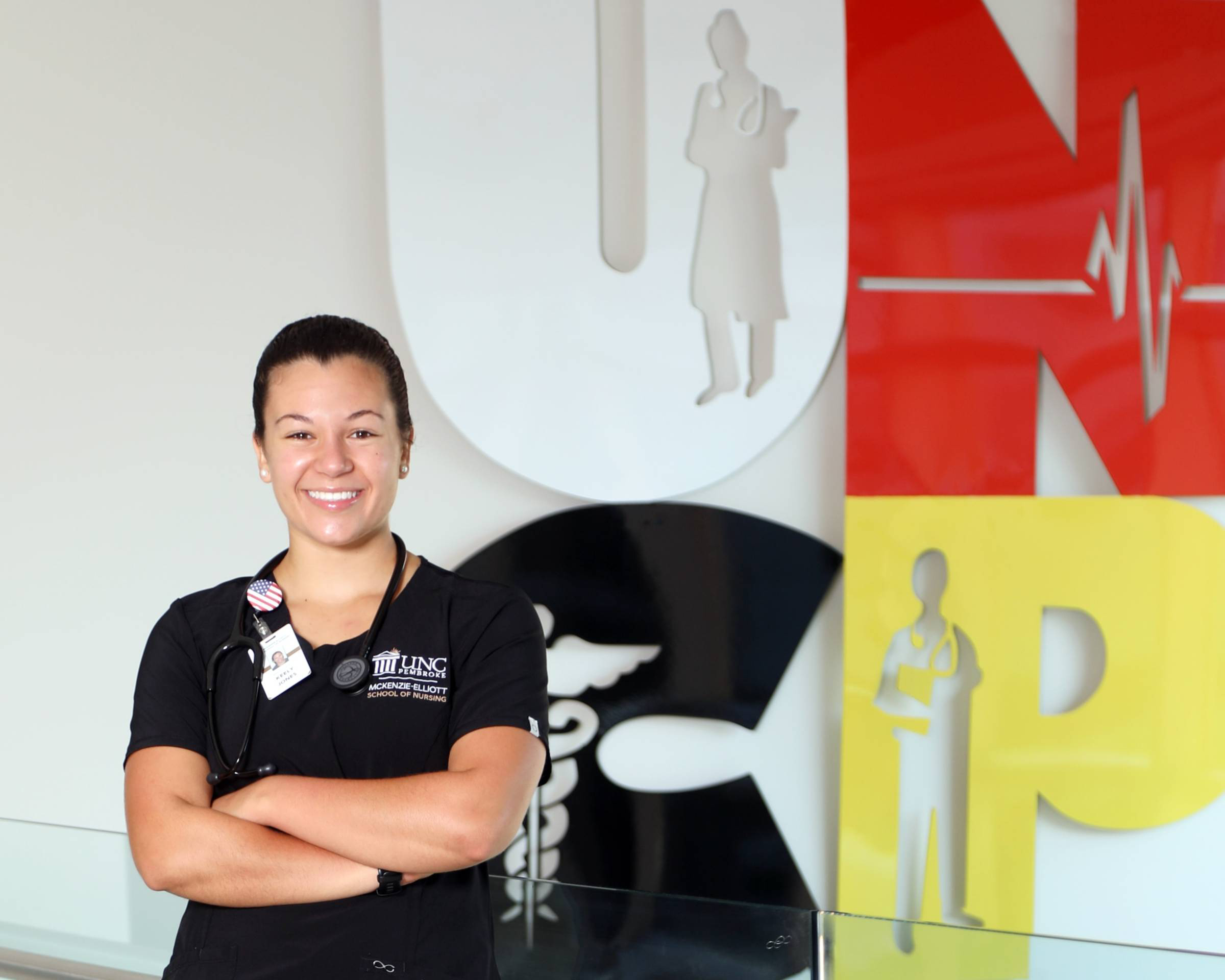 Nursing student Keely Jones Aliseo