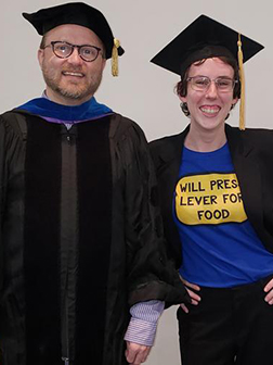 Julie Shirah and Dr. Collier