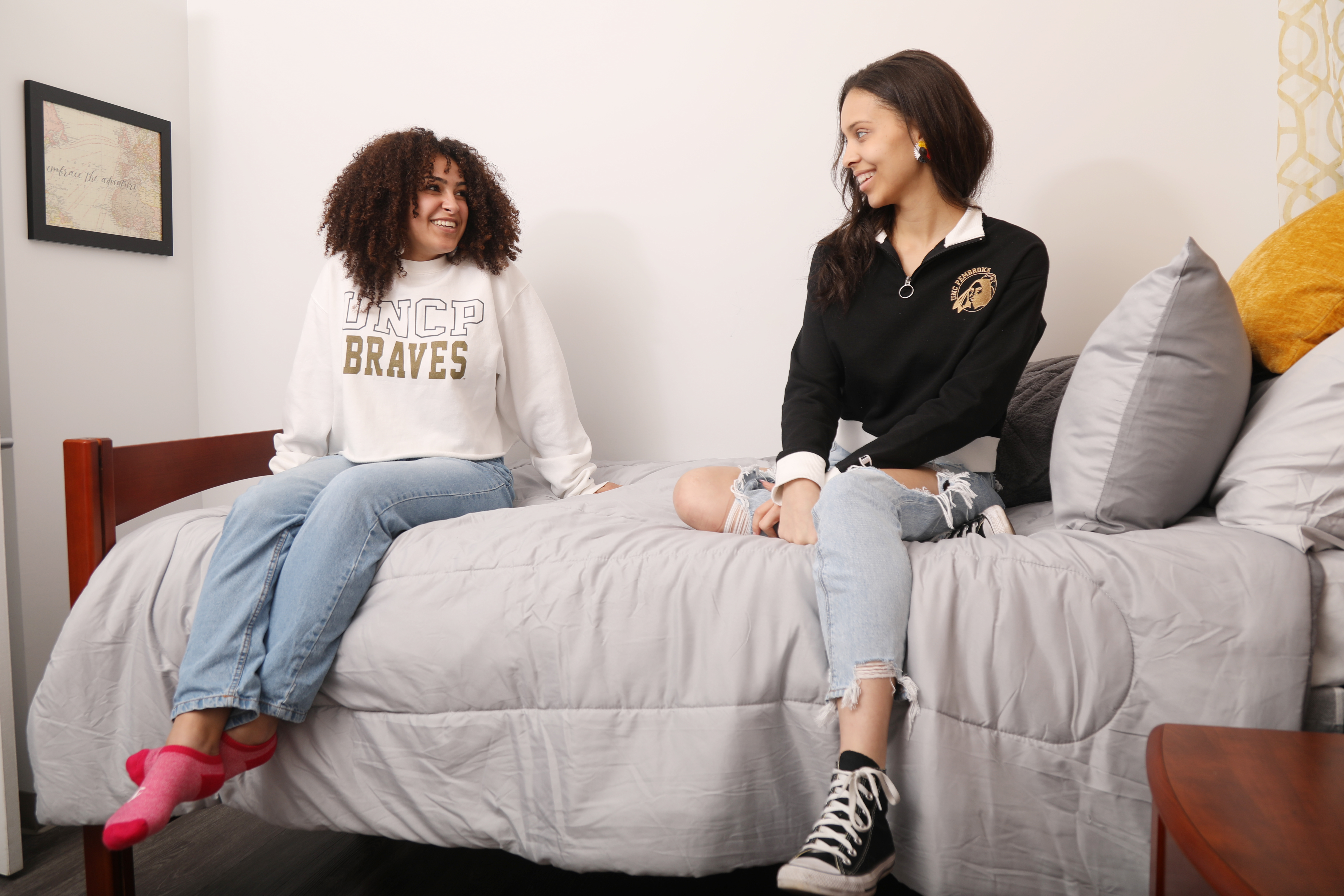 Students in the University Courtyard Apartments